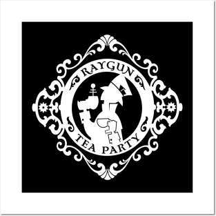 Raygun Tea Party Logo (Dark) Posters and Art